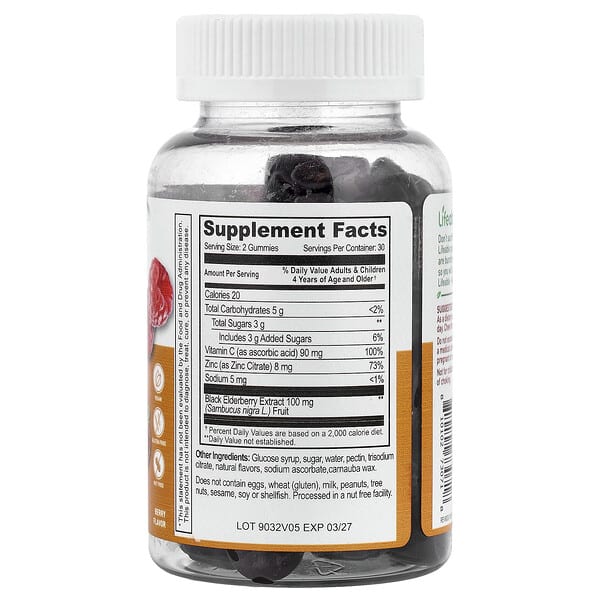 Alternative view of Lifeable, Kids, Immune Support Gummies, Berry, 60 Gummies