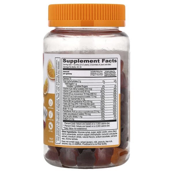 Alternative view of Lifeable, Kids Multivitamin Gummies, Fruit, 60 Gummies