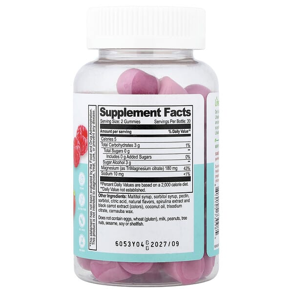 Alternative view of Lifeable, Magnesium Citrate Gummies, Berry, 60 Gummies (90 mg per Gummy)