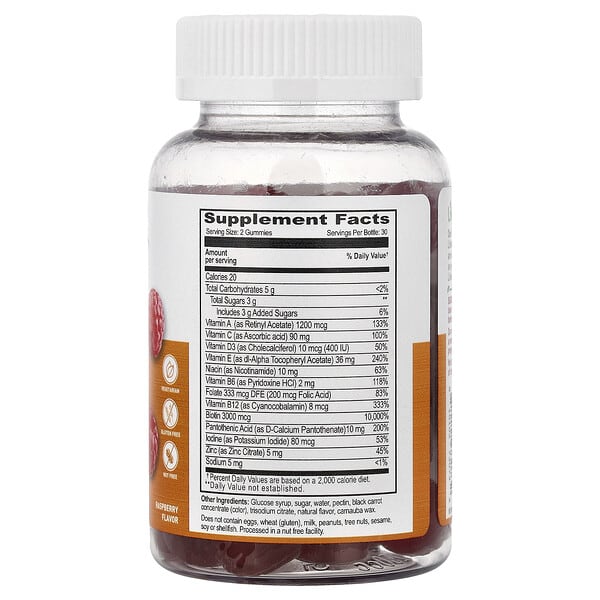 Alternative view of Lifeable, Women's Multivitamin Gummies, Raspberry, 60 Gummies