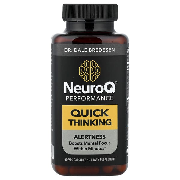 LifeSeasons, NeuroQ® Performance, Quick Thinking, 60 Veg Capsules