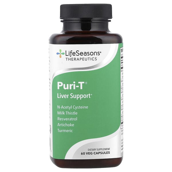 LifeSeasons, Puri-T®, Liver Support, 60 Veg Capsules