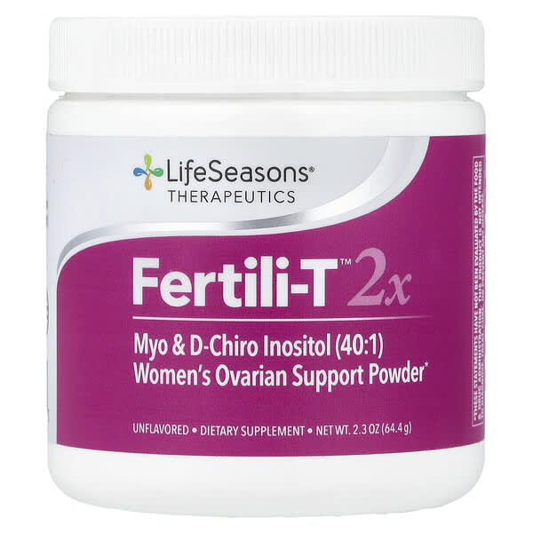 LifeSeasons, Therapeutics, Fertili T™ 2x, Unflavored, 2.3 oz (64.4 g)