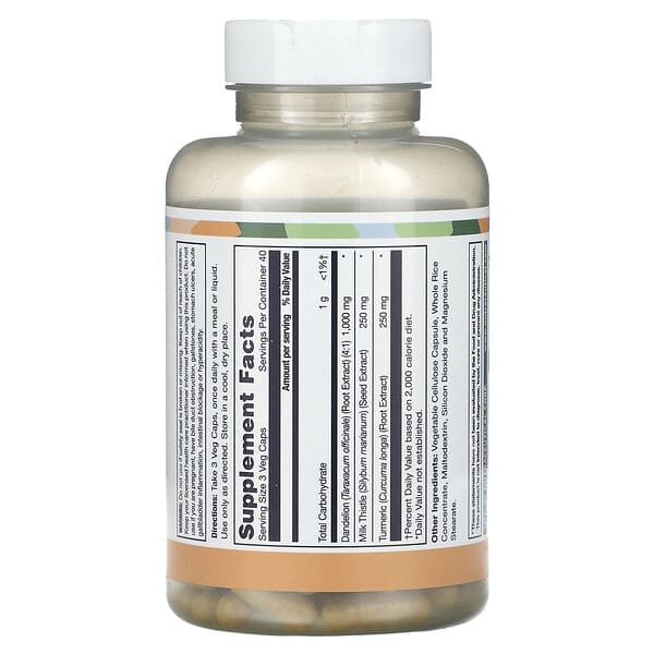 Alternative view of LifeTime Vitamins, Advanced Milk Thistle, 120 Capsules