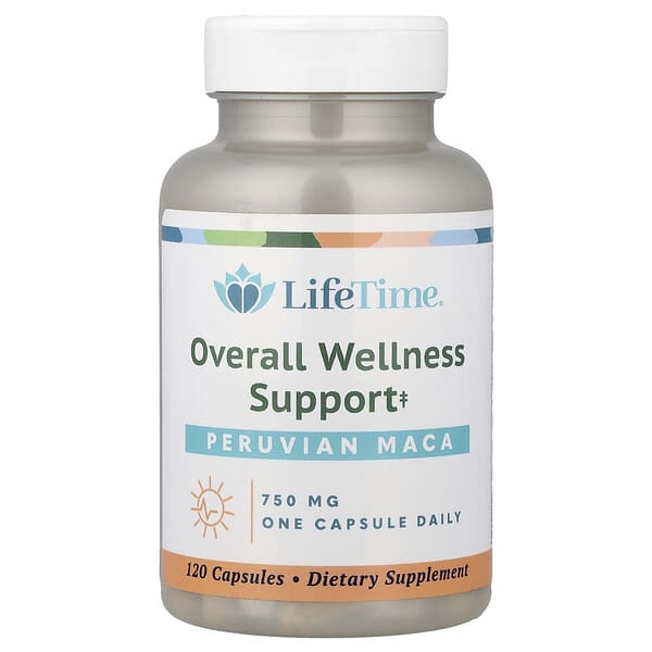 LifeTime Vitamins, Peruvian Maca, 750 mg, 120 Capsules