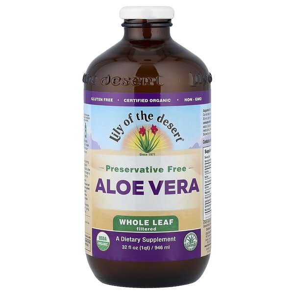 Lily of the Desert, Aloe Vera Juice, Whole Leaf Filtered, 32 fl oz (946 ml)