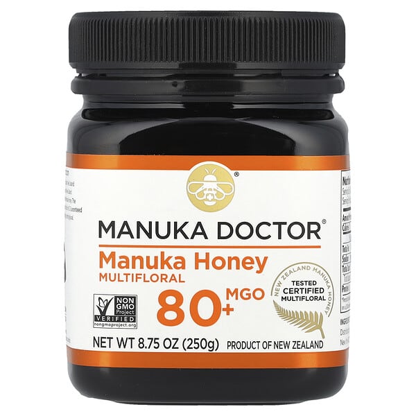 Manuka Doctor, Multifloral Manuka Honey, MGO 80+, 8.75 oz (250 g)