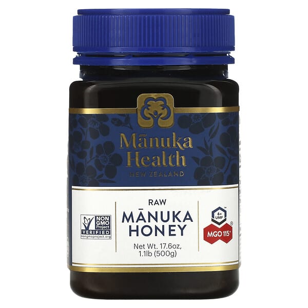 Manuka Health, Raw Manuka Honey, UMF 6+, MGO 115+, 17.6 oz (500 g)