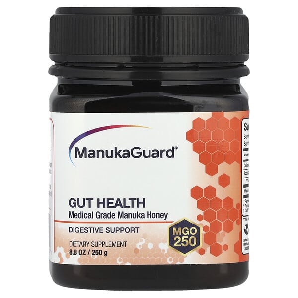 ManukaGuard, Medical Grade Manuka Honey, Gut Health, MGO 250, 8.8 oz (250 g)