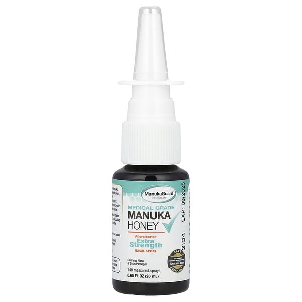 ManukaGuard, Medical Grade Manuka Honey, Nasal Spray, 0.65 fl oz (20 ml) 3 ManukaGuard, Medical Grade Manuka Honey, Nasal Spray, 0.65 fl oz (20 ml)