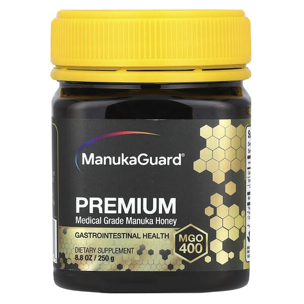 ManukaGuard, Premium Medical Grade Manuka Honey , MGO 400, 8.8 oz (250 g)