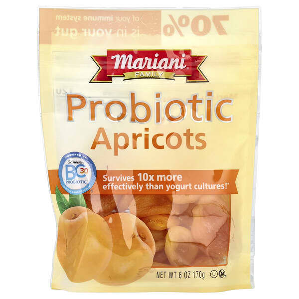 Mariani, Probiotic Apricots, 6 oz (170 g)