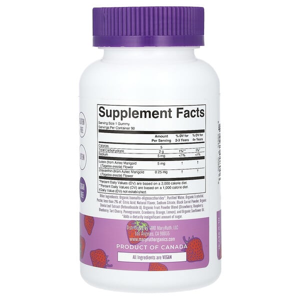 Alternative view of MaryRuth's, Eye Care Gummies, Strawberry, 90 Gummies