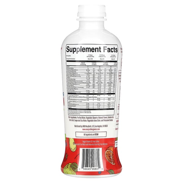 Alternative view of MaryRuth's, Liquid Morning Multivitamin Essentials+, Fruit Punch, 32 fl oz (946 ml)