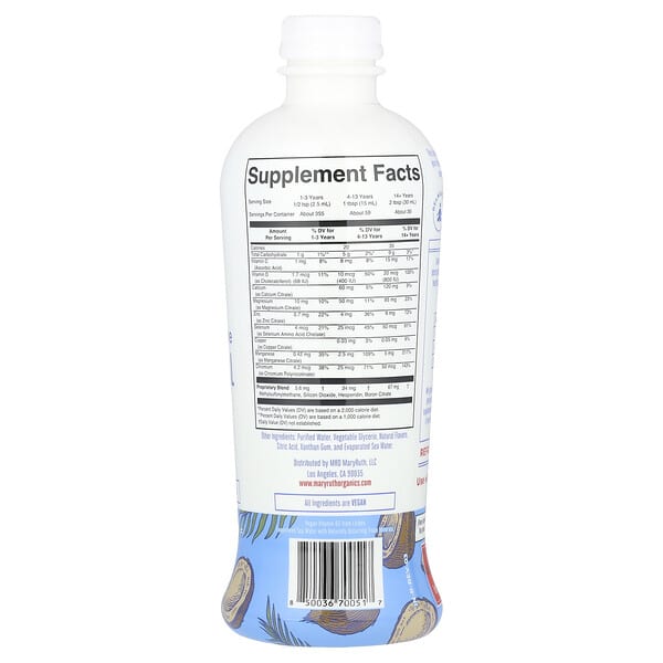 Alternative view of MaryRuth's, Liquid Nighttime Multimineral, Coconut Dream, 30 fl oz (887 ml)