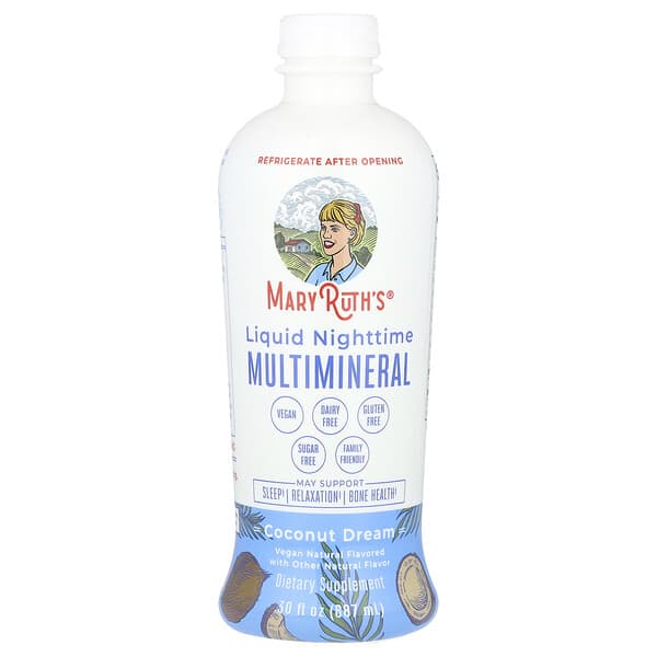 MaryRuth's, Liquid Nighttime Multimineral, Coconut Dream, 30 fl oz (887 ml)