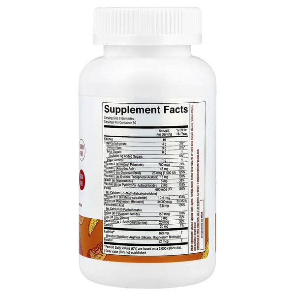 Alternative view of MaryRuth's, Multivitamin Gummies + Hair Growth, Peach Mango, 60 Gummies