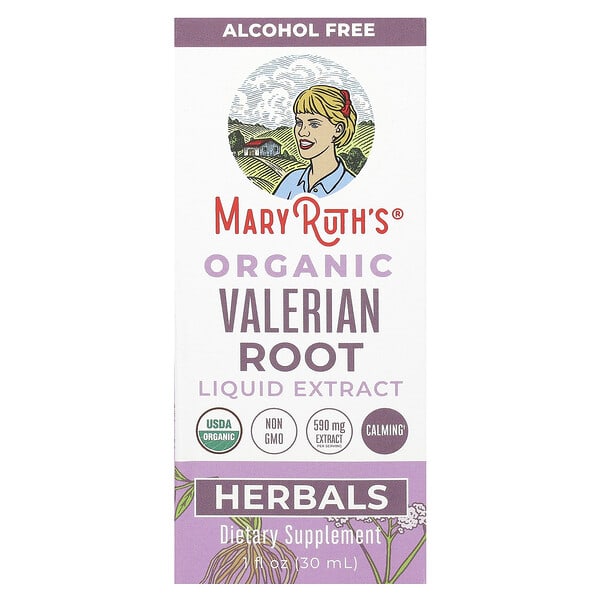 MaryRuth's, Organic Valerian Root Liquid Extract, Alcohol Free, 1 fl oz (30 ml)