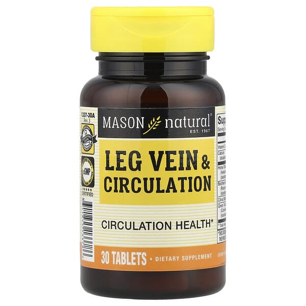 Mason Natural, Leg Vein & Circulation, 30 Tablets
