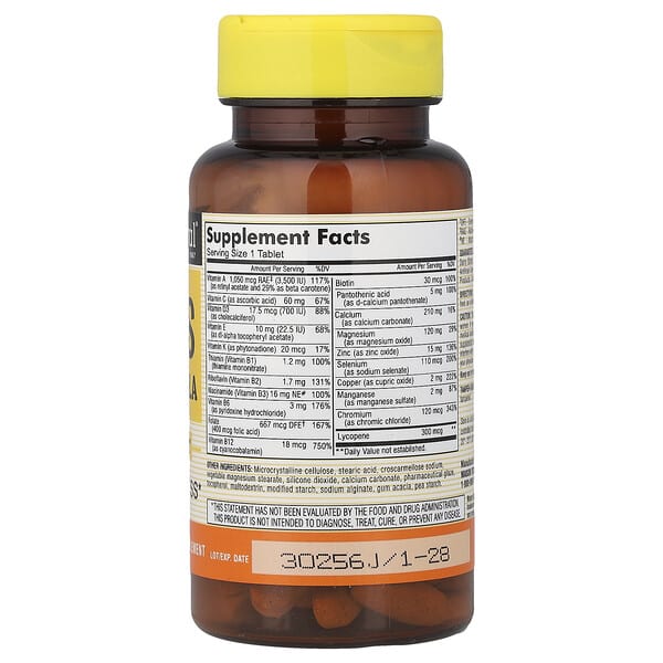 Alternative view of Mason Natural, Men's Daily Formula, 100 Tablets