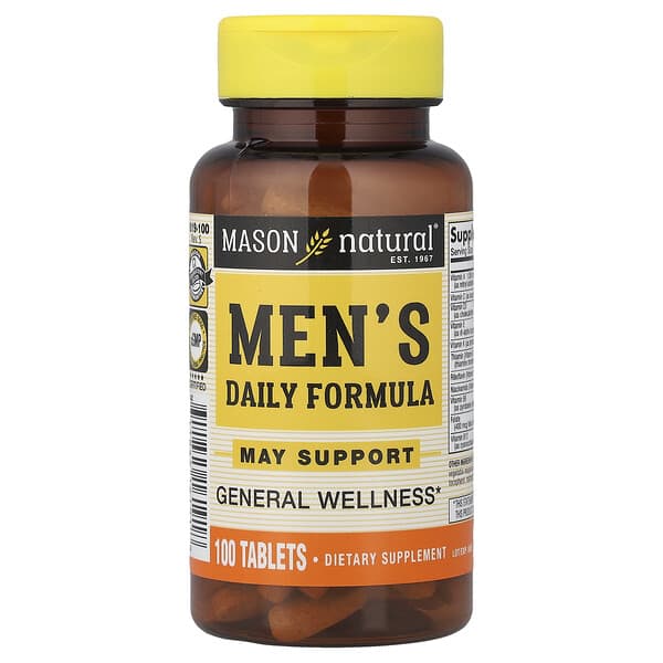 Mason Natural, Men's Daily Formula, 100 Tablets