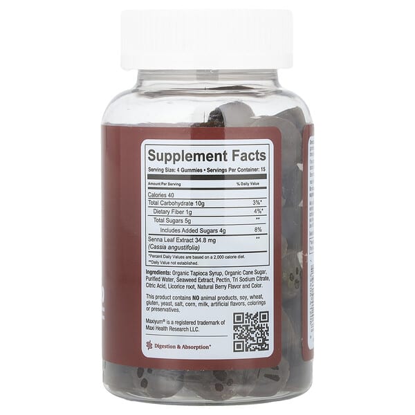 Alternative view of Maxi Health, Laxative Support Gummies, Natural Berry, 60 Delicious Gummies