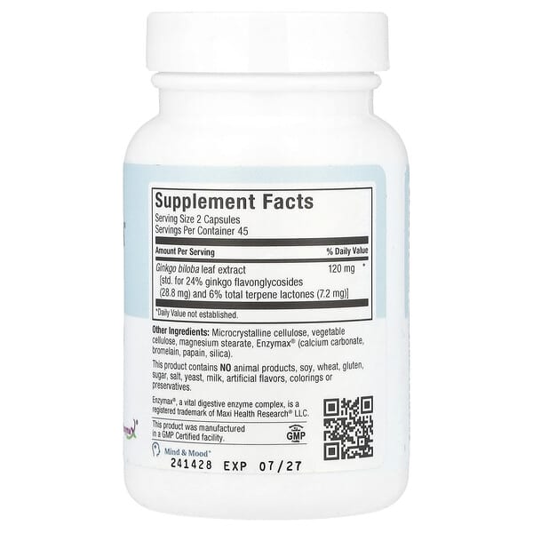 Alternative view of Maxi Health, Maxi Ginkgo Biloba™, 90 Maxicaps