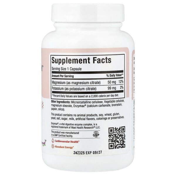 Alternative view of Maxi Health, Maxi Potassium Magnesium™, 90 Maxicaps