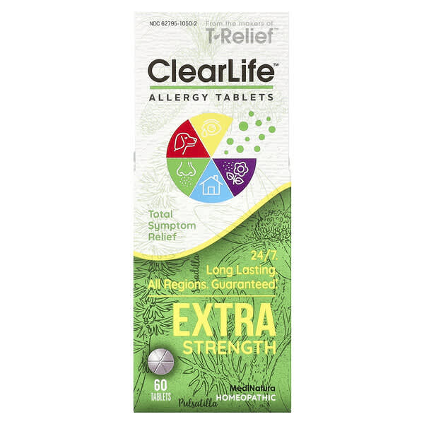 MediNatura, ClearLife™ Allergy Tablets, 60 Tablets