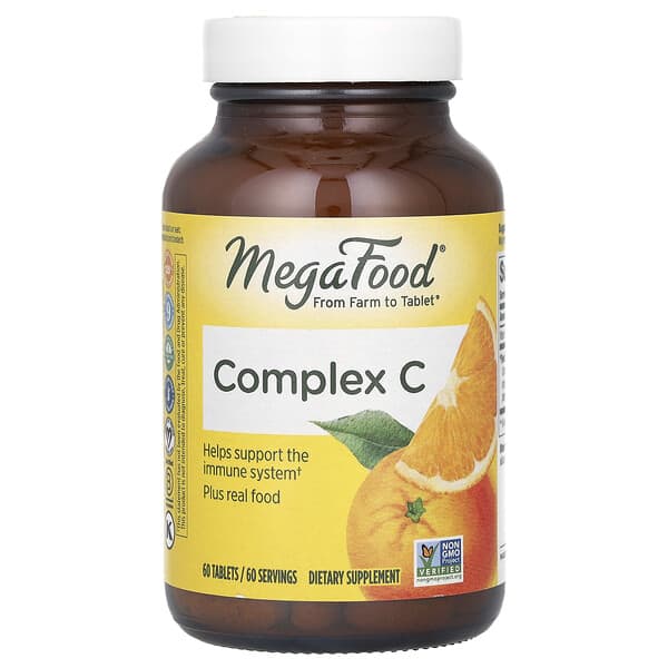MegaFood, Complex C, 60 Tablets