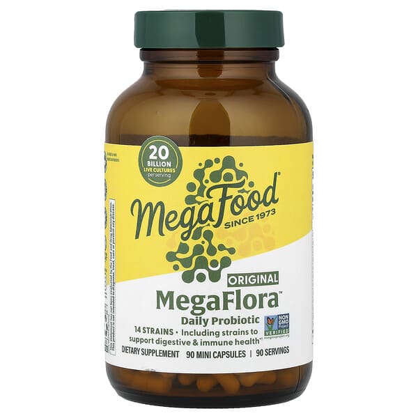 MegaFood, MegaFlora™, 90 Mini Capsules