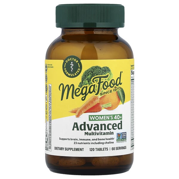 MegaFood, Women's 40+ Advanced Multivitamin, 120 Tablets