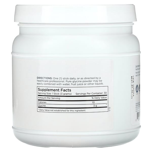 Alternative view of Metabolic Maintenance, Glycine Sticks, 30 Sticks, (3 g) Each