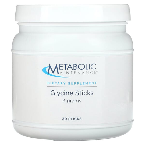 Metabolic Maintenance, Glycine Sticks, 30 Sticks, (3 g) Each 2 Metabolic Maintenance, Glycine Sticks, 30 Sticks, (3 g) Each