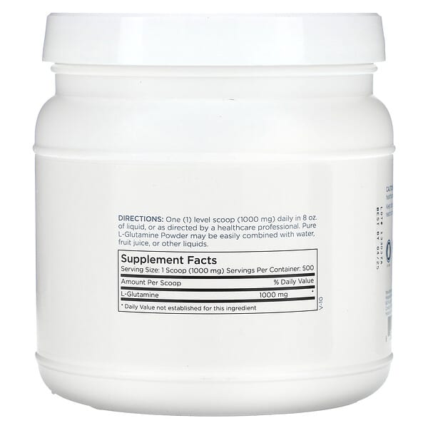 Alternative view of Metabolic Maintenance, L-Glutamine Powder, 1.1 lb (0.5 kg)