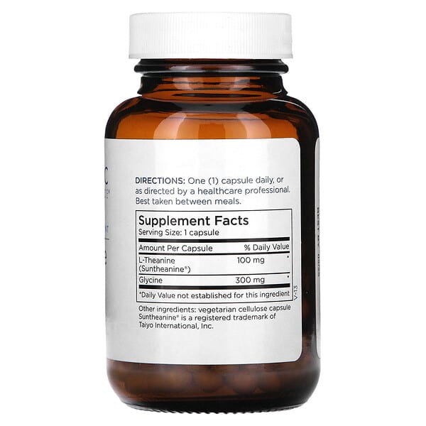 Alternative view of Metabolic Maintenance, L-Theanine, 100 mg, 60 Capsules