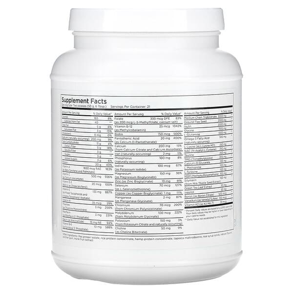 Alternative view of Metabolic Maintenance, Metabolic Detox Complete, Natural Vanilla, 2.3 lb (1.05 kg)