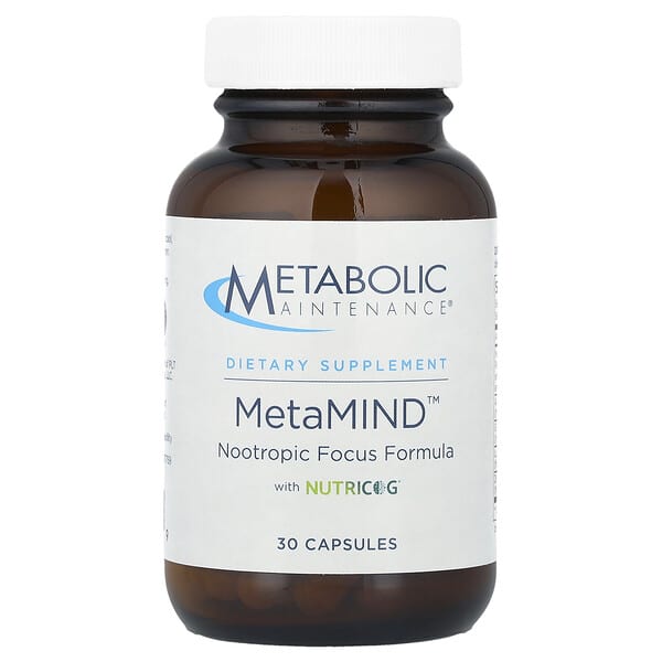 Metabolic Maintenance, MetaMIND™, 30 Capsules