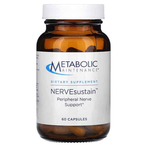 Metabolic Maintenance, NERVEsustain, 60 Capsules 2 Metabolic Maintenance, NERVEsustain, 60 Capsules