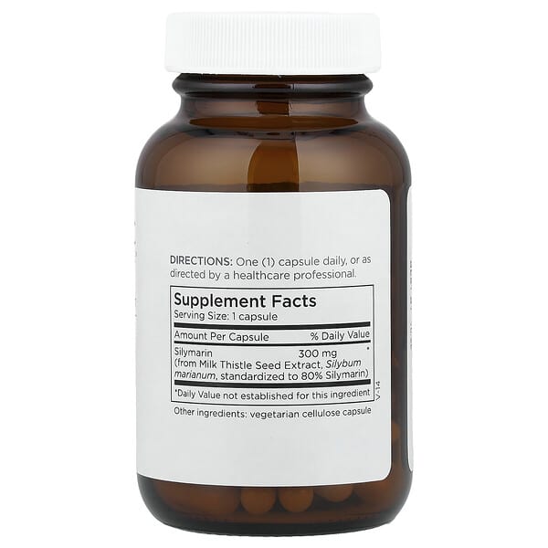 Alternative view of Metabolic Maintenance, Silymarin, Standardized Milk Thistle Extract, 300 mg, 60 Capsules