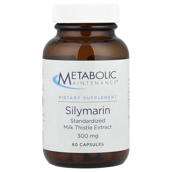 Metabolic Maintenance, Silymarin, Standardized Milk Thistle Extract, 300 mg, 60 Capsules