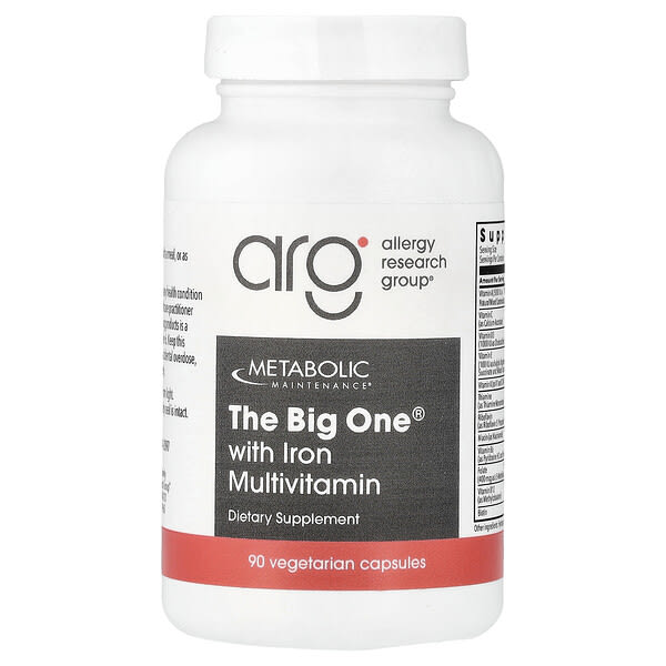 Metabolic Maintenance, The Big One® With Iron Multivitamin, 90 Vegetarian Capsules