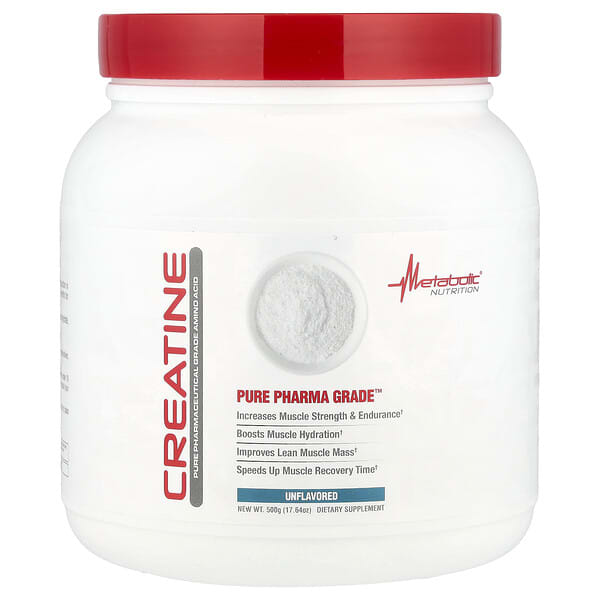 Metabolic Nutrition, Creatine, Unflavored, 17.64 oz (500 g)