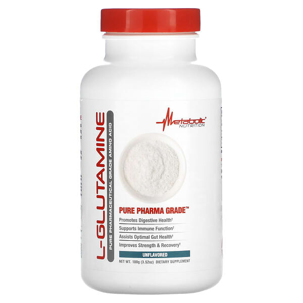 Metabolic Nutrition, L-Glutamine, Unflavored, 3.52 oz (100 g) 2 Metabolic Nutrition, L-Glutamine, Unflavored, 3.52 oz (100 g)