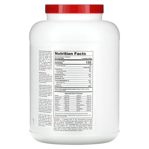 Alternative view of Metabolic Nutrition, Protizyme, Specialized Designed Protein, Peanut Butter Cookie, 4 lb (1,820 g)