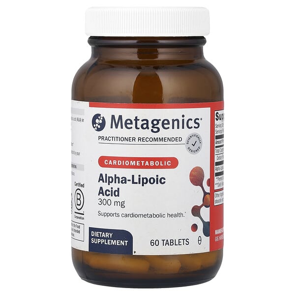 Metagenics, Alpha-Lipoic Acid, 300 mg, 60 Tablets