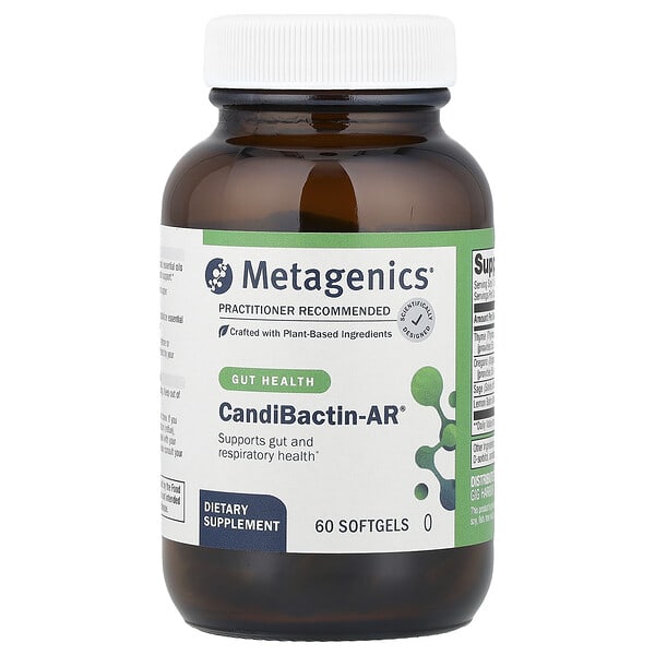 Metagenics, CandiBactin-AR®, Gut Health, 60 Softgels