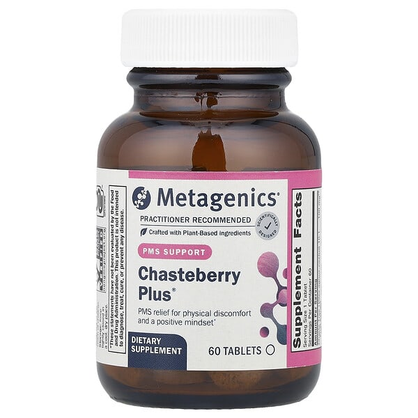 Metagenics, Chasteberry Plus®, PMS Support, 60 Tablets