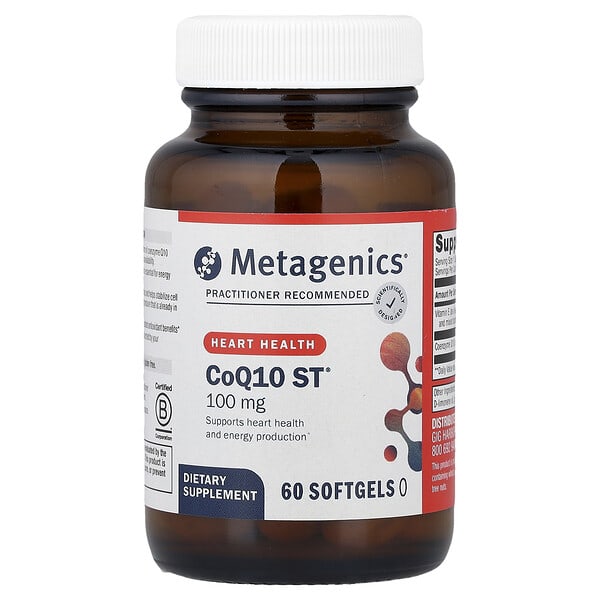 Metagenics, CoQ10 ST®, 100 mg, 60 Softgels