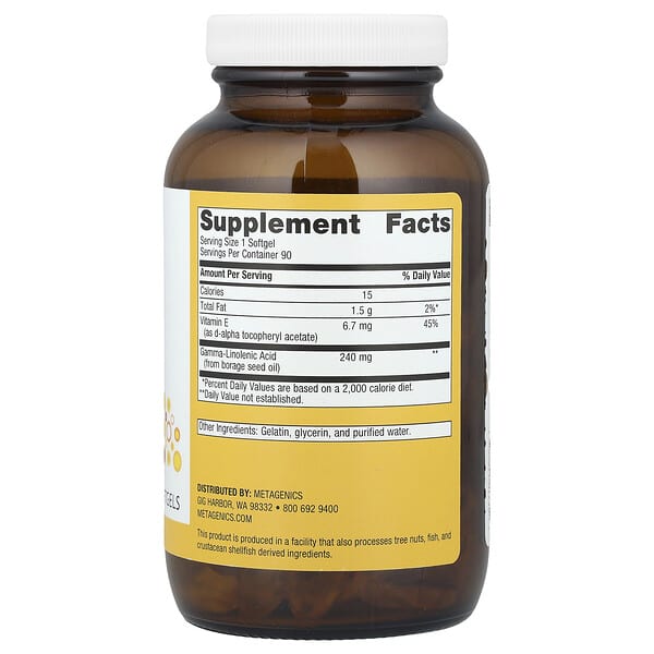 Alternative view of Metagenics, OmegaGenics®, GLA 240, 90 Softgels